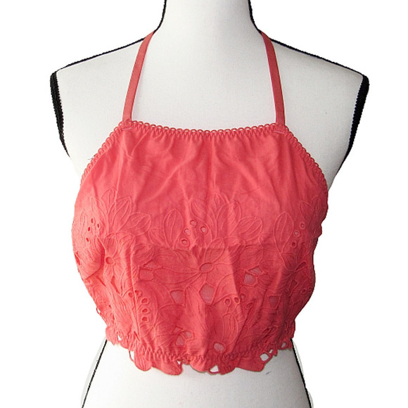 Intimately Free People Kiss Kiss Eyelet Bralette - Picture 1 of 5